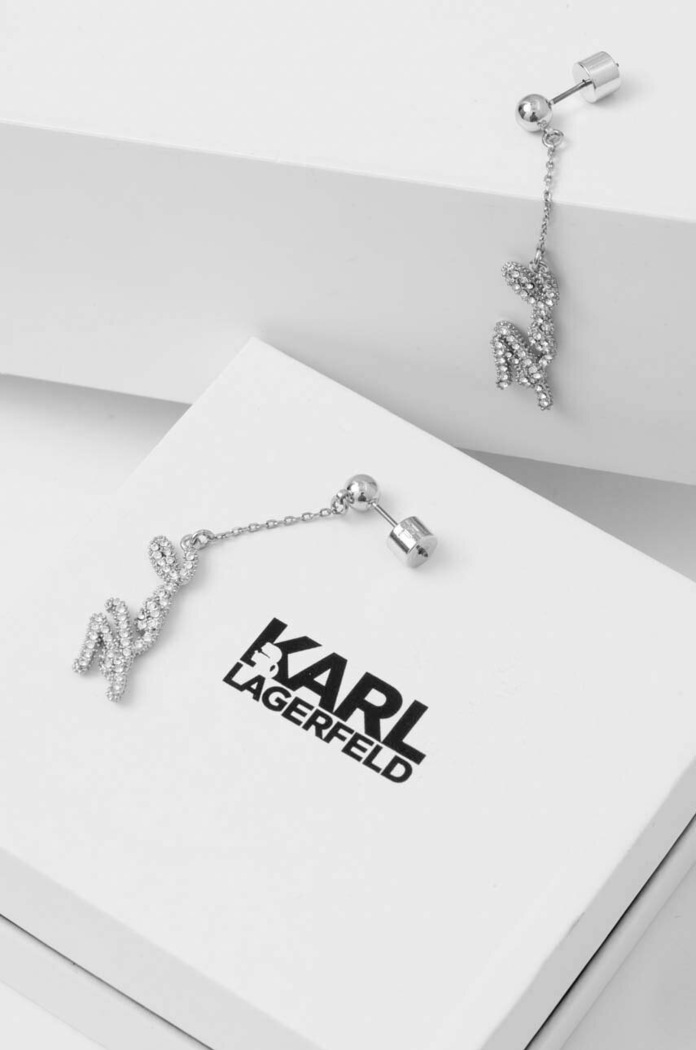 Doplňky Náušnice Karl Lagerfeld 240W3922 stříbrná