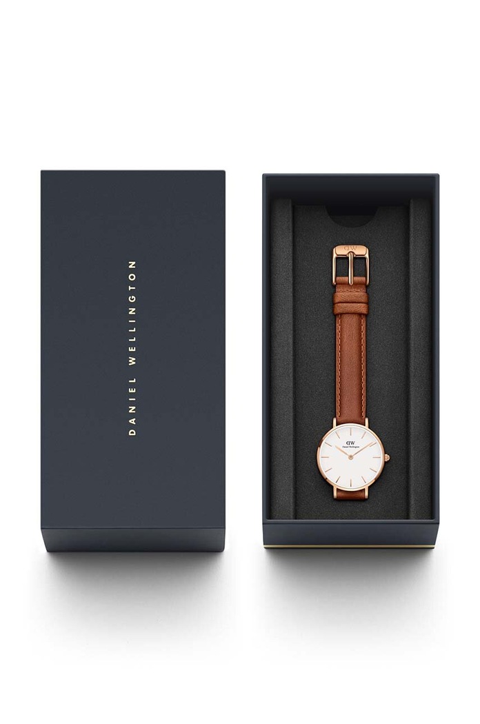 Daniel Wellington ceas Petite 28 Durham DW00100228 portocaliu AA00