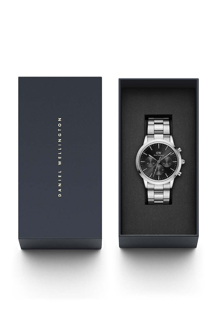 Sat Daniel Wellington Iconic Chronograph srebrna DW00100645