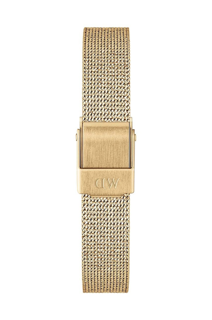 Daniel Wellington pasek do zegarka Quadro Petite Pressed Evergold złoty DW00200315