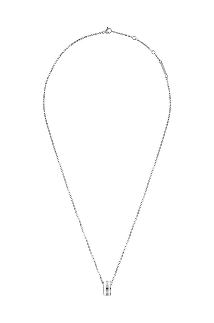 Dodatki Ogrlica Daniel Wellington Emalie Necklace DW00400304 srebrna