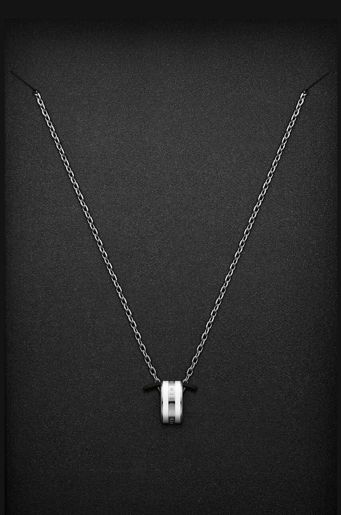 Ogrlica Daniel Wellington Emalie Necklace srebrna DW00400304