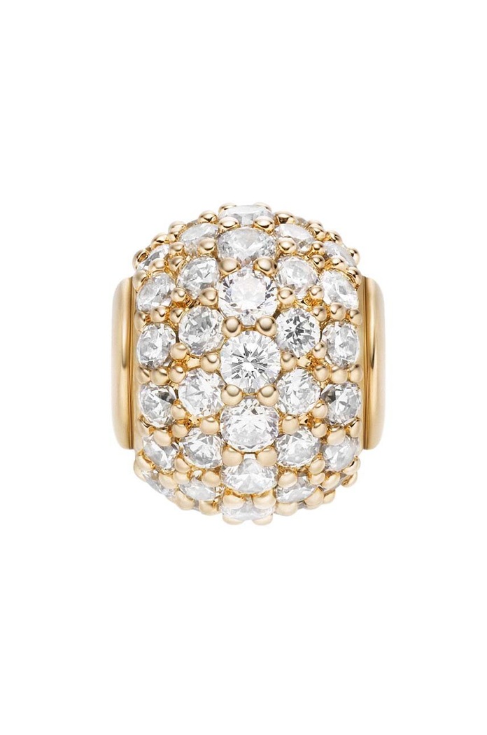 Přívěšek Daniel Wellington Charm Fine Jewellry Ball zirkonie zlatá DW00400437