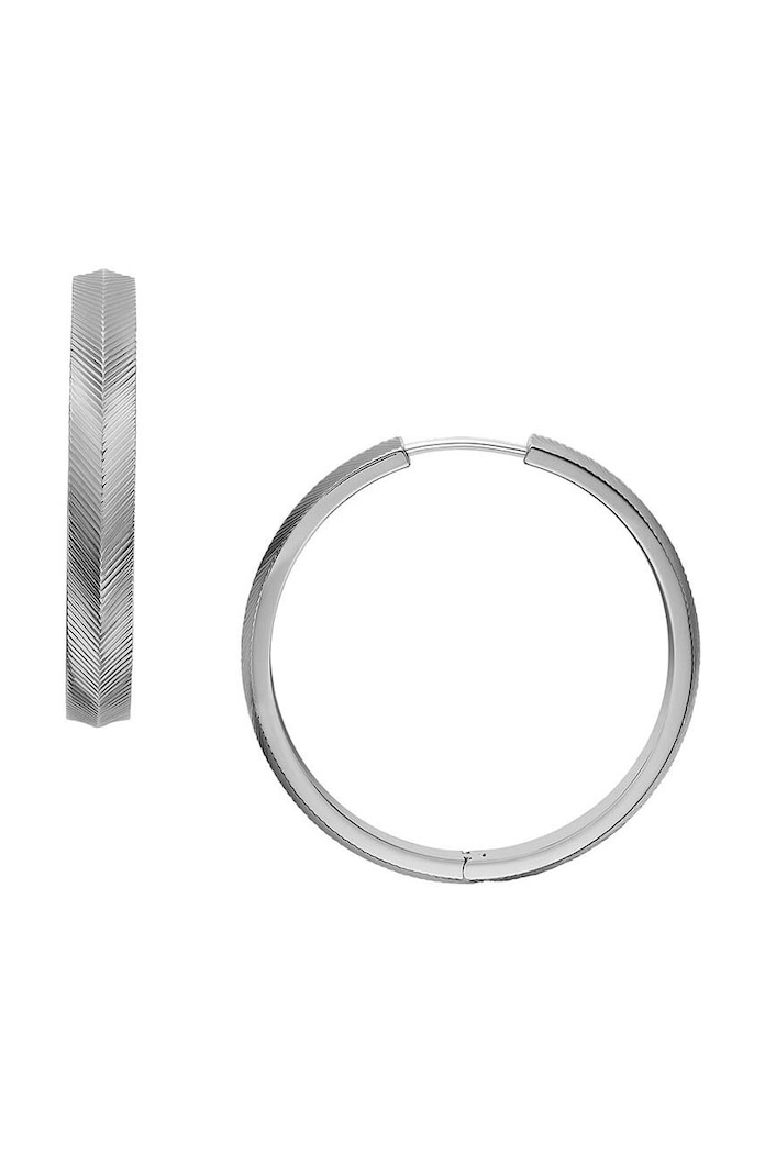 Dodatki Uhani Fossil JF04668040 srebrna