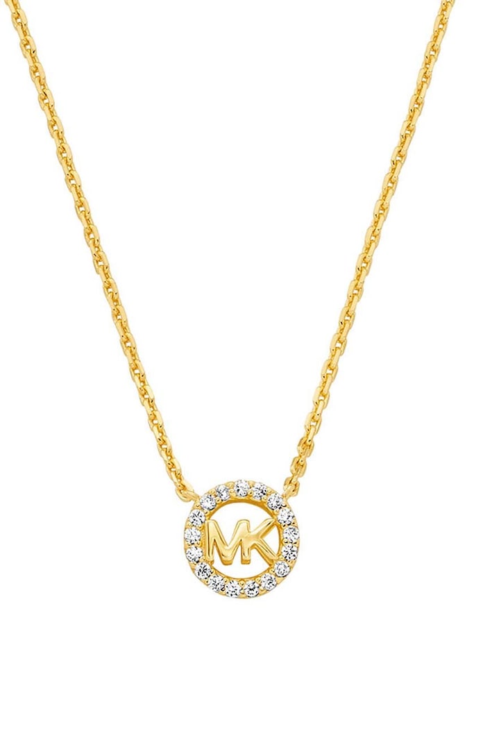 Srebrna ogrlica Michael Kors srebro zlatna MKC1726CZ710
