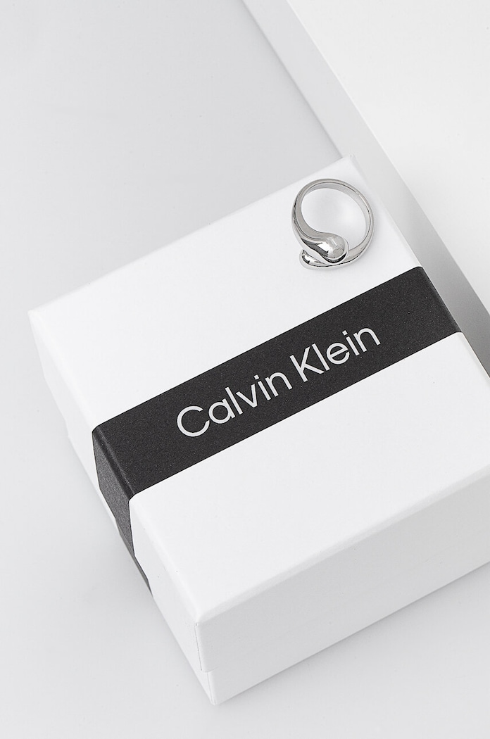 Calvin Klein pierścionek 35000192 srebrny AA00