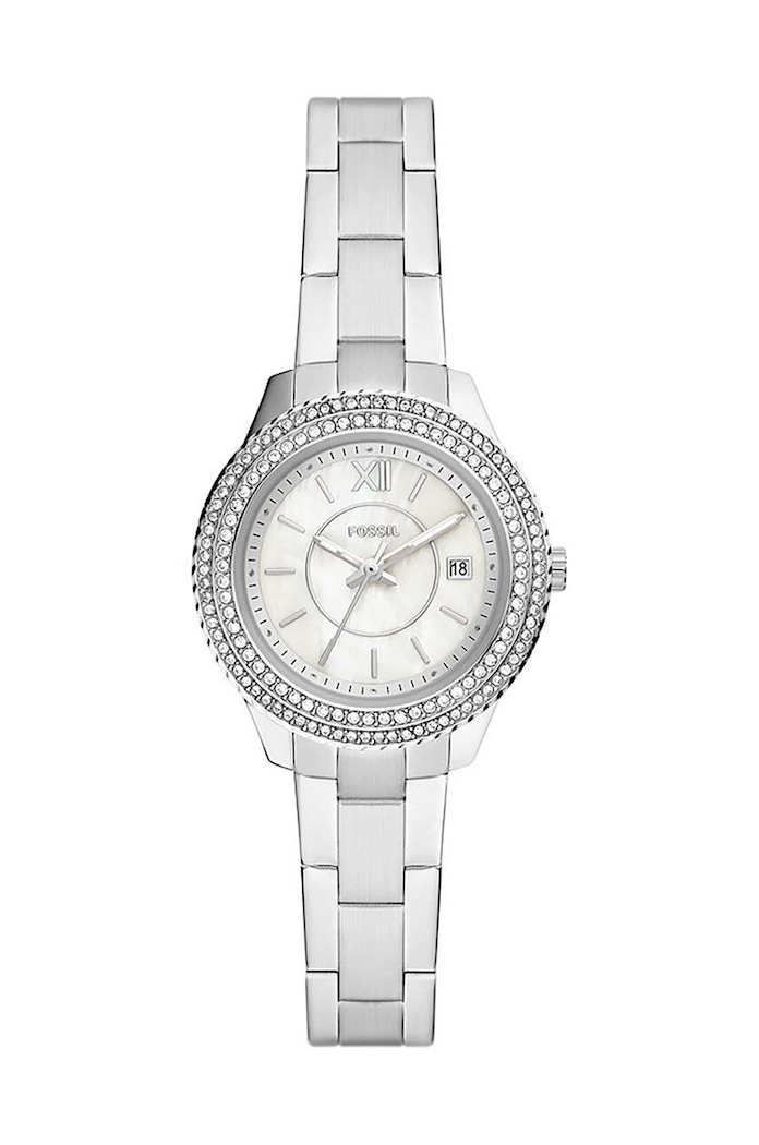 Fossil zegarek srebrny ES5137