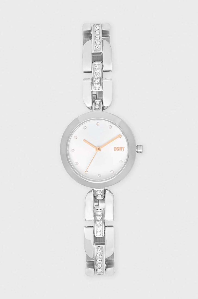 Dkny zegarek srebrny NY6674