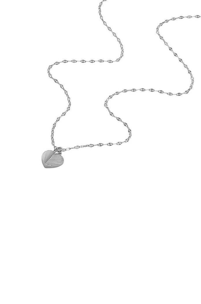 Naszyjnik i kolczyki Fossil JF04669SET srebrny