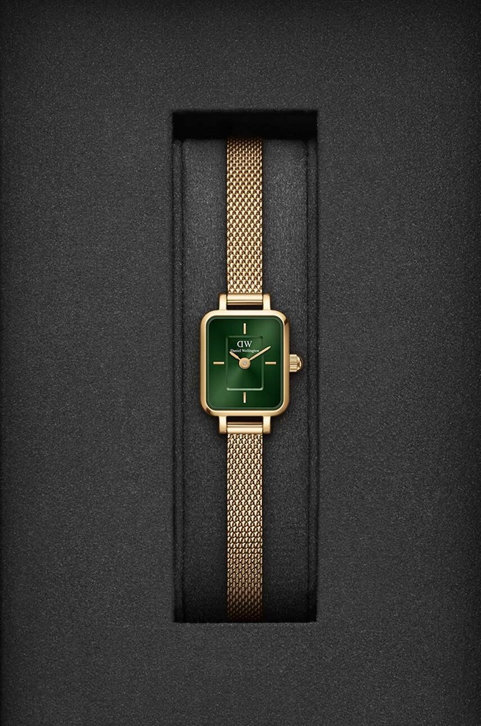 Doplňky Hodinky Daniel Wellington Quadro DW00100653 zlatá
