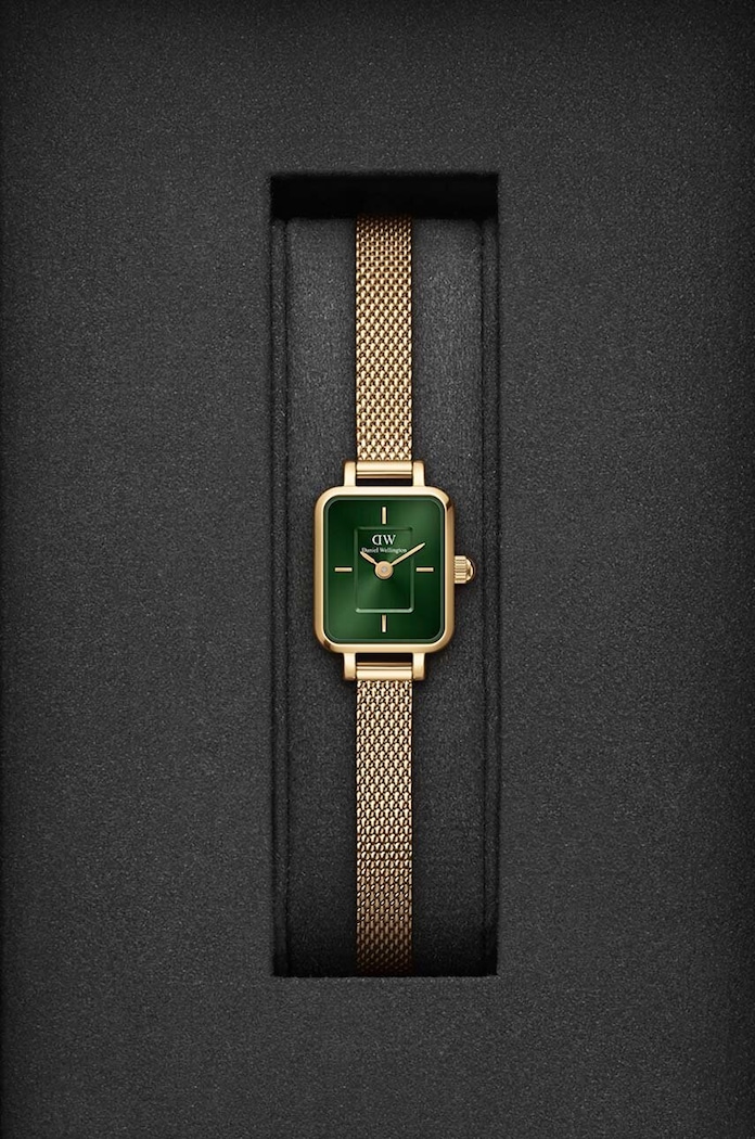 Doplňky Hodinky Daniel Wellington Quadro DW00100653 zlatá