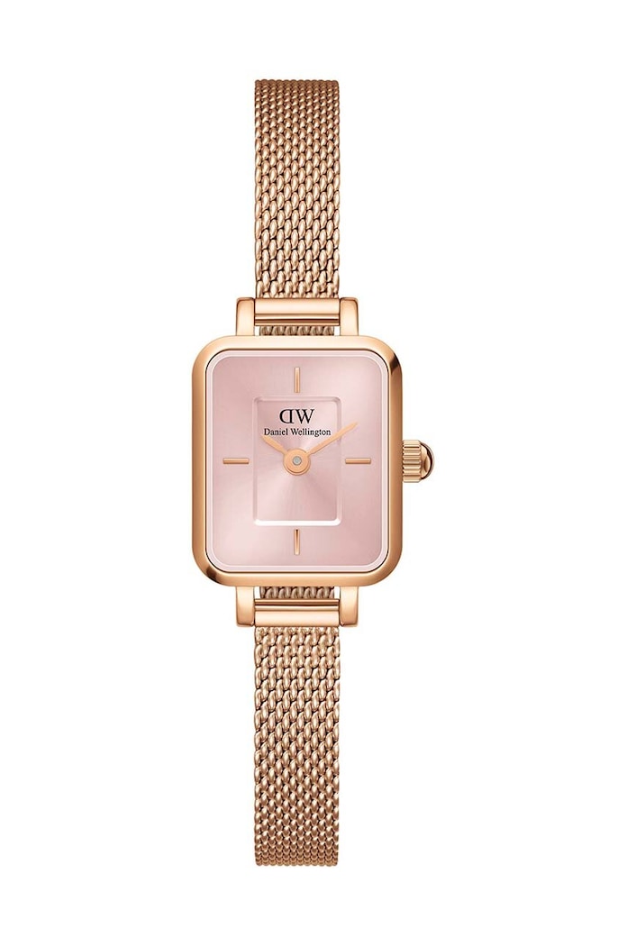 Ρολόι Daniel Wellington Quadro Mini Melrose Blush χρυσαφί DW00100650