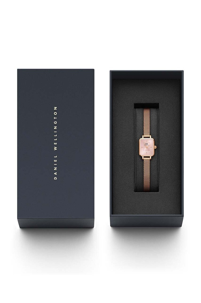 Ρολόι Daniel Wellington Quadro Mini Melrose Blush χρυσαφί DW00100650