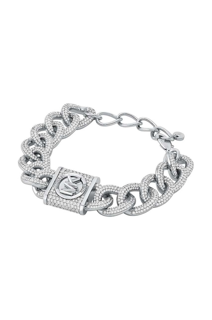 Zapestnica Michael Kors kubični cirkonij srebrna MKJ8300CZ040
