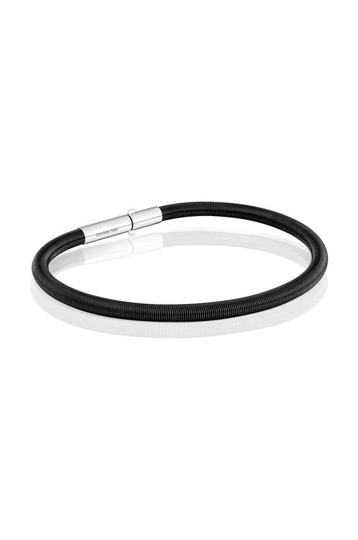 Tous bransoletka Mesh Tube czarny 1004120300