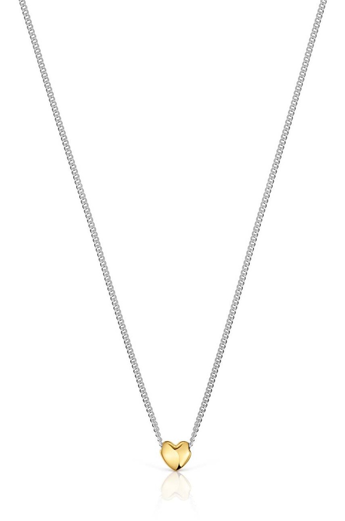 Tous colier de argint placat cu aur multicolor 1004098900