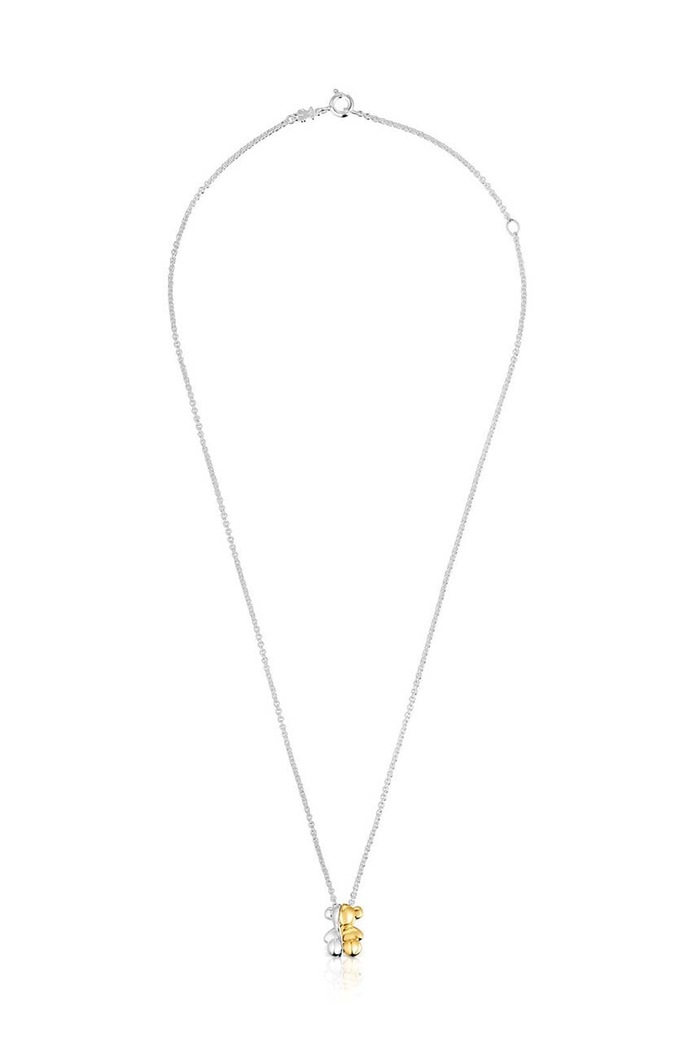Tous naszyjnik srebrny My Other Half 1004098400 multicolor AA00