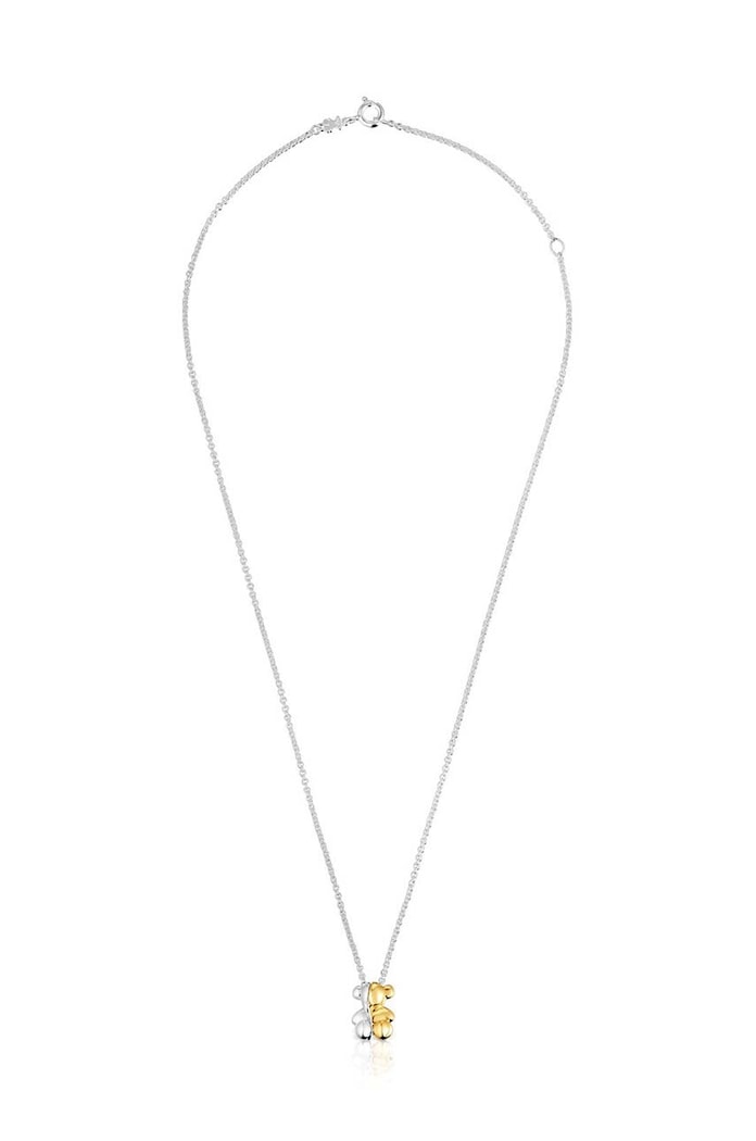 Tous naszyjnik srebrny My Other Half 1004098400 multicolor AA00
