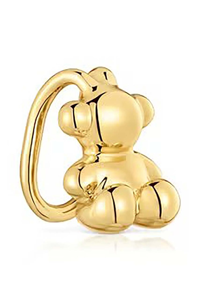 Tous nausznica ze srebra pokrytego złotem Bold Bear pozłacane złoty 1004096100