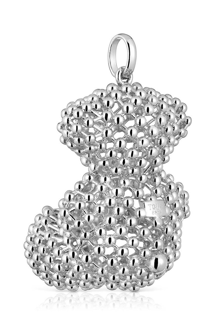 Akcesoria Tous zawieszka srebrna Bold Bear 1004120600 srebrny