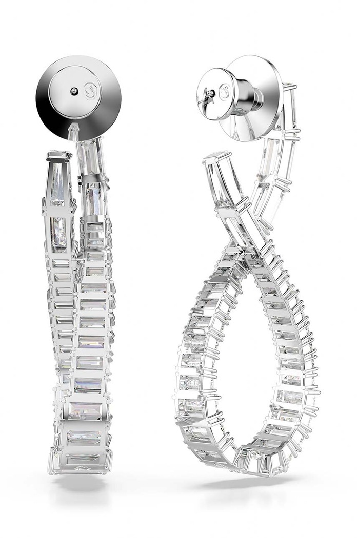 Swarovski cercei HYPERBOLA argintiu 5677628