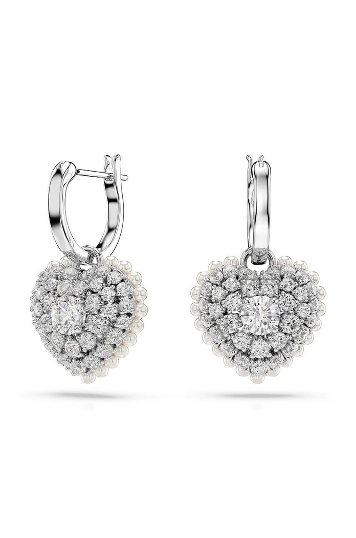 Swarovski cercei HYPERBOLA Cristal Swarovski argintiu 5684384