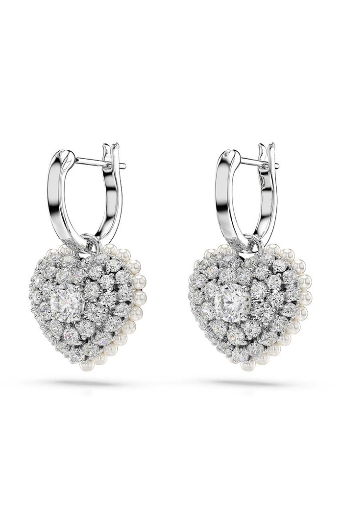 Accesorii Swarovski cercei HYPERBOLA 5684384 argintiu