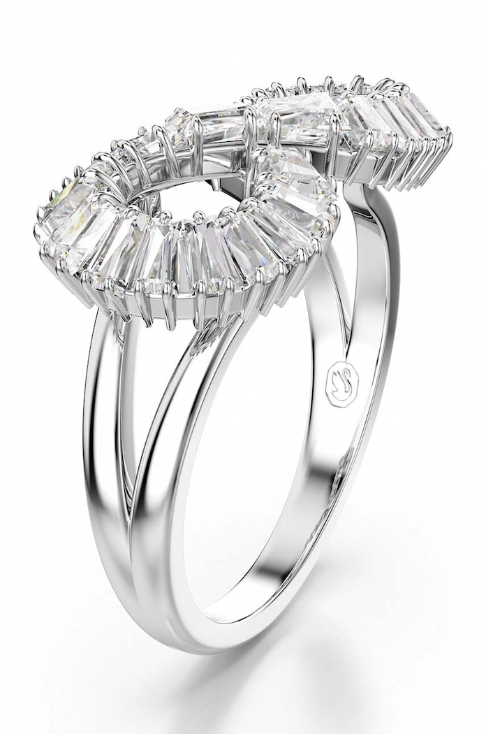 Prstienok Swarovski HYPERBOLA 5679696 strieborná AA00