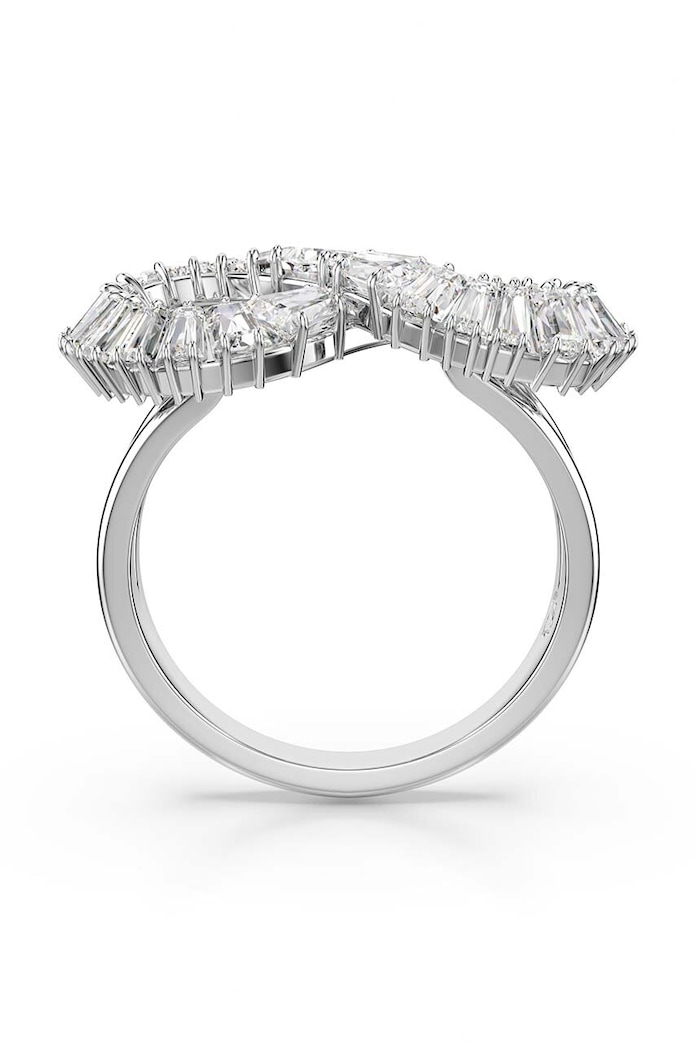 Prstienok Swarovski HYPERBOLA strieborná 5679696