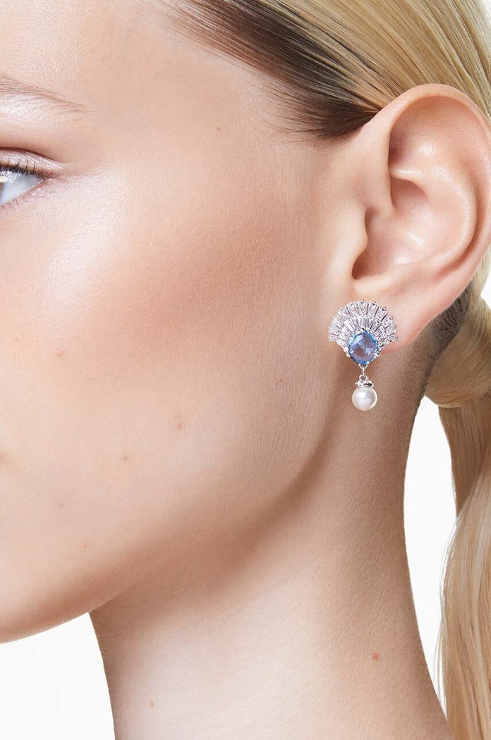 Swarovski cercei IDYLLIA 5680301 argintiu SS24