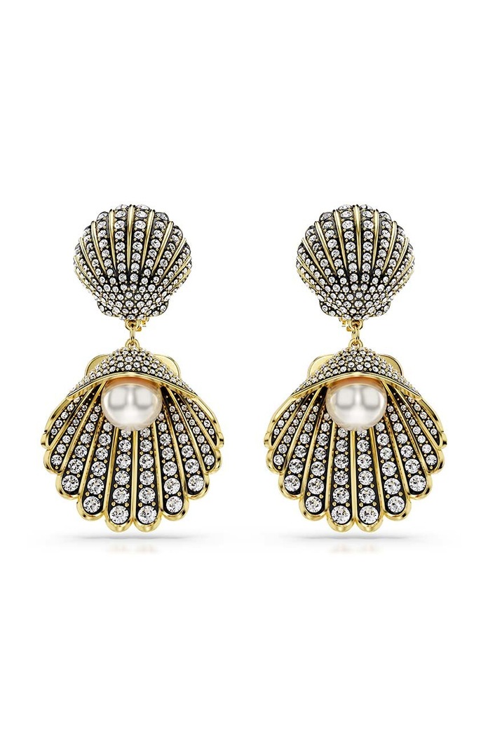 Swarovski kolczyki IDYLLIA kryształ Swarovskiego złoty 5683946