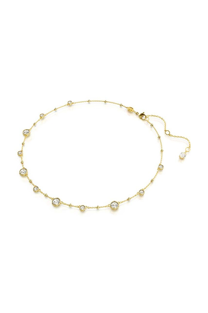 Ogrlica Swarovski IMBER 5680090 zlatna AA00