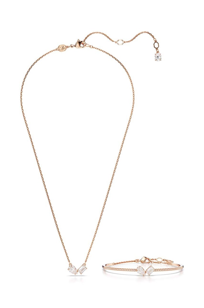 Swarovski colier si bratara MESMERA 5684779 aur AA00