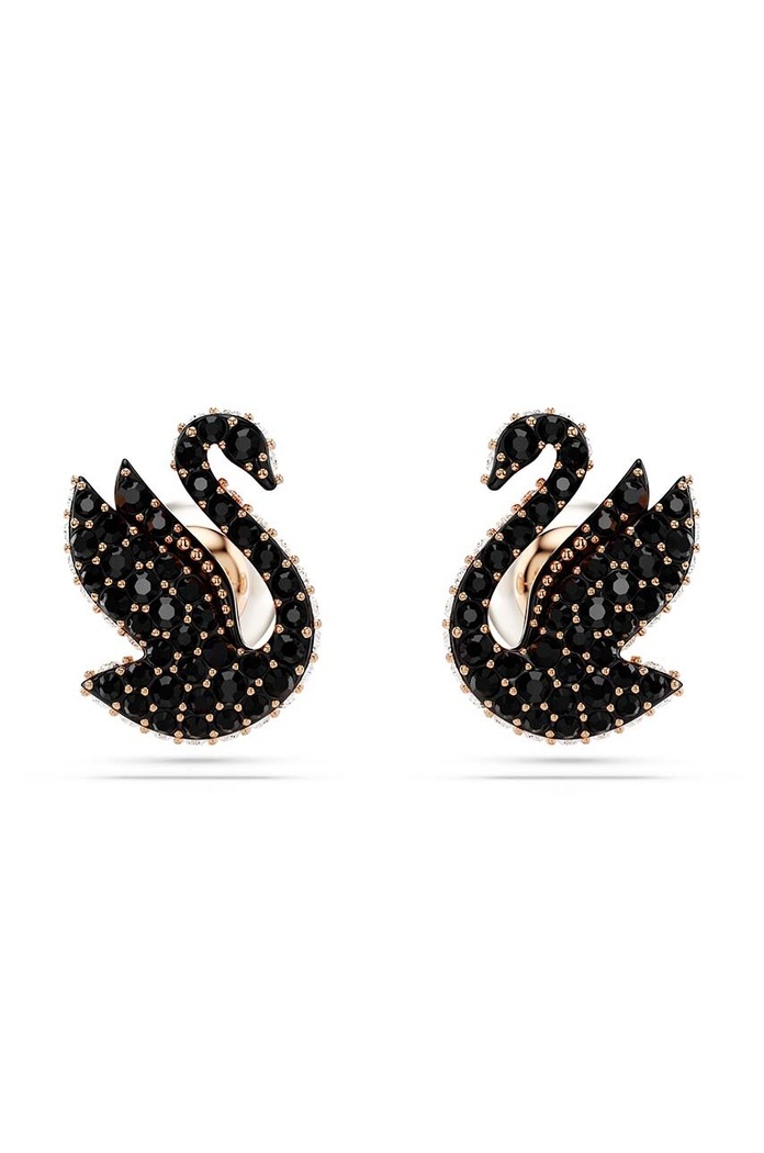 Swarovski cercei SWAN Cristal Swarovski negru 5684608