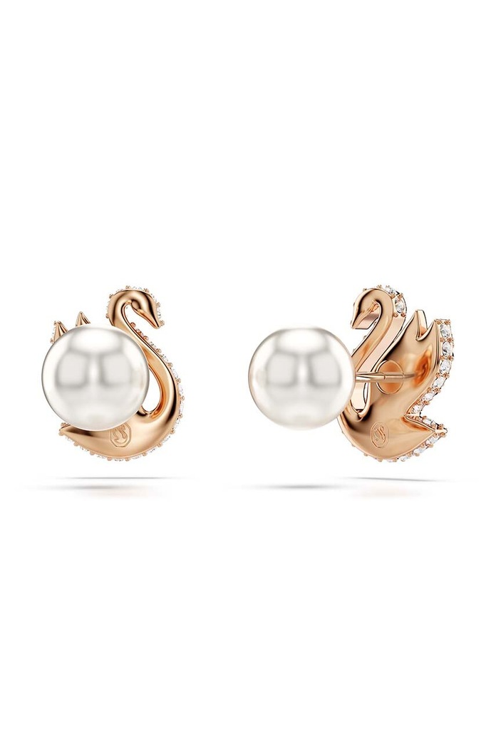 Swarovski cercei SWAN negru 5684608
