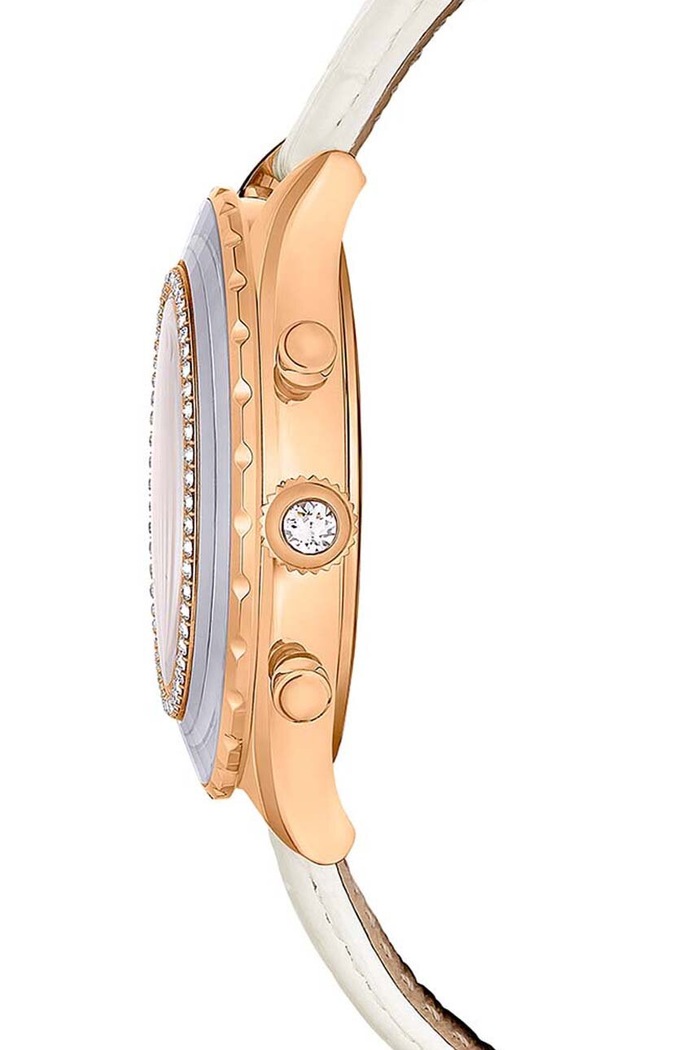 Ceas OCTEA CHRONO Swarovski alb 5671150