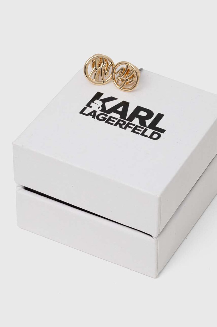 Karl Lagerfeld kolczyki 241W3922 złoty AA00
