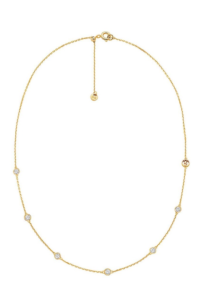 Michael Kors naszyjnik ze srebra pokrytego złotem srebro złoty MKC1714CZ710