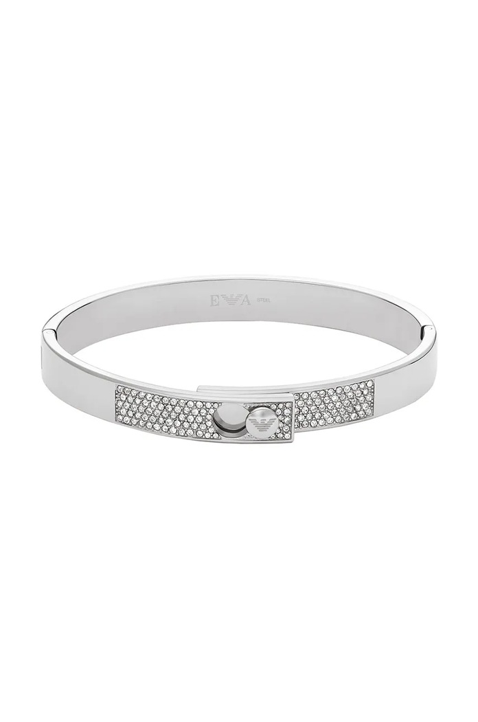 Narukvica Emporio Armani cirkonij srebrna EGS3088040