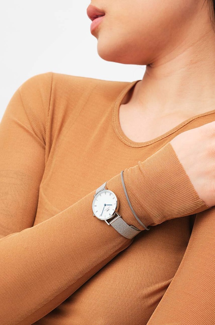 Doplňky Náramek Daniel Wellington DW00400692 stříbrná