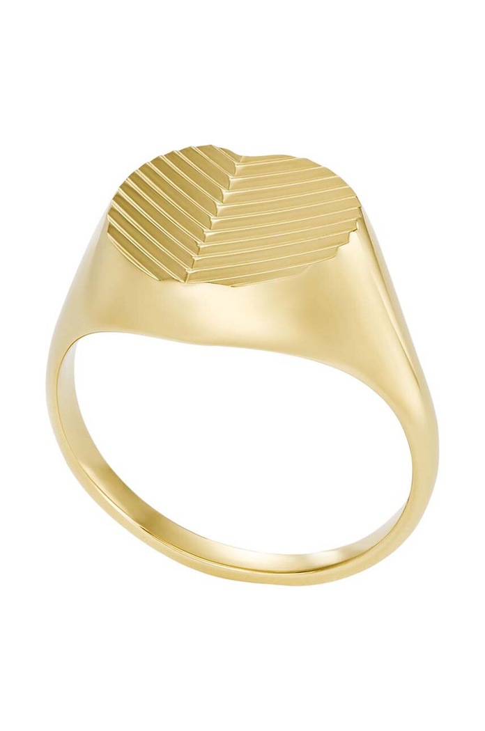 Accessori Fossil anello JF046557105 oro