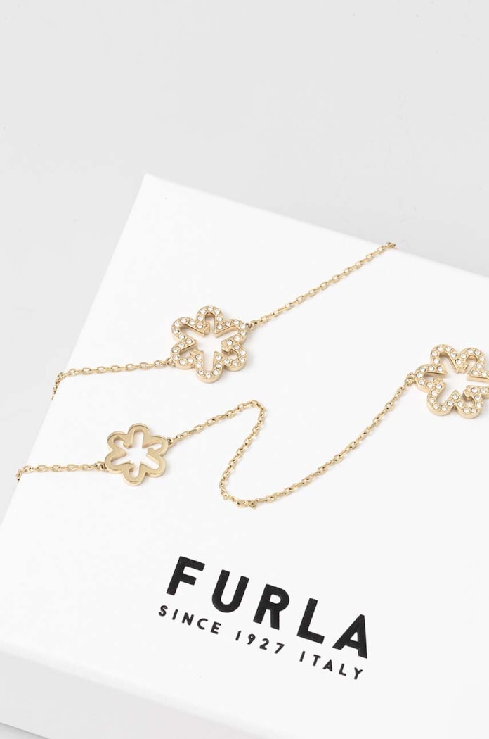 Ogrlica Furla FJ4111NTU zlatna AA00