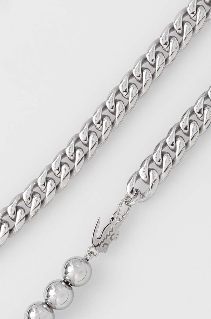 Accesorii Lacoste colier 2040335 argintiu