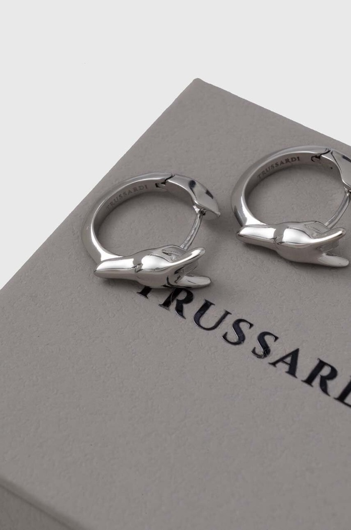 Dodatki Uhani Trussardi TJAXB05 srebrna