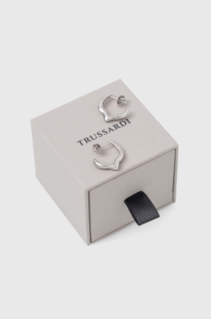 Naušnice Trussardi TJAXA06 srebrna AA00
