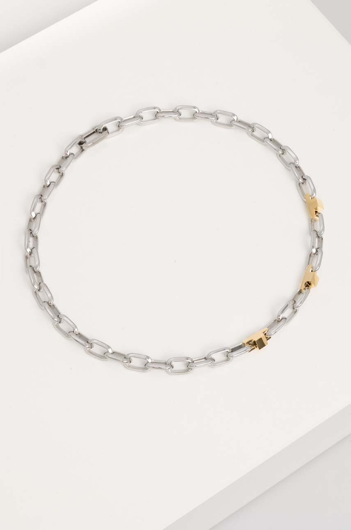 Ogrlica Trussardi srebrna TJAXC01