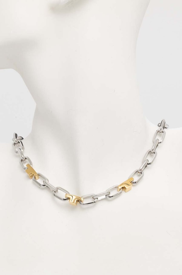Ogrlica Trussardi TJAXC01 srebrna AA00