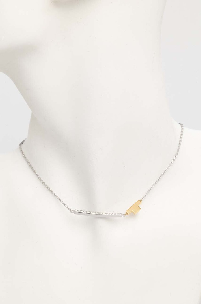 Ogrlica Trussardi TJAXC05 srebrna AA00