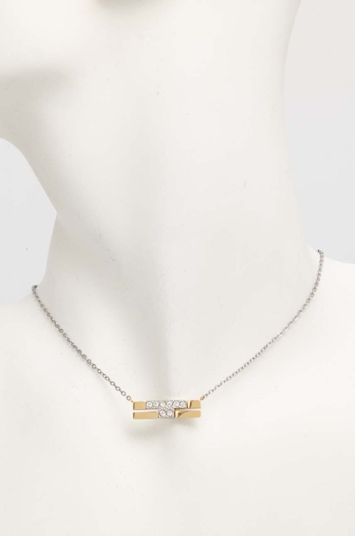 Ogrlica Trussardi TJAXC06 srebrna AA00