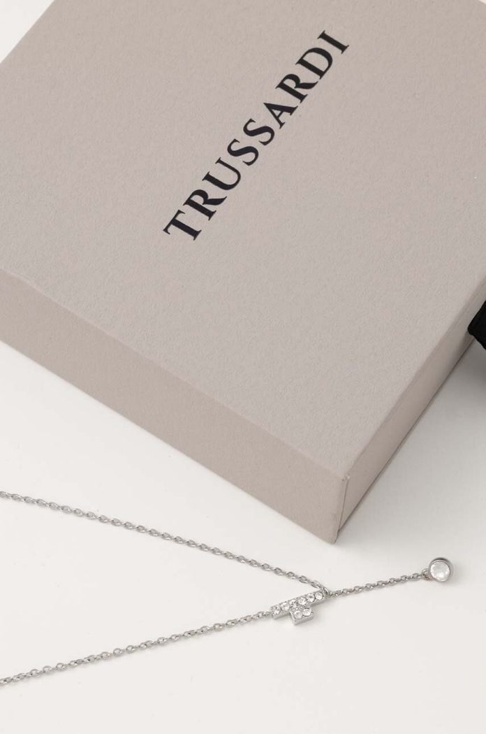 Κολιέ Trussardi ασημί TJAXC08